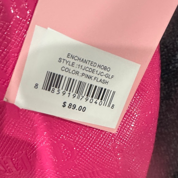 Juicy Couture Hot Pink Chain Shoulder Bag - Picture 2 of 4
